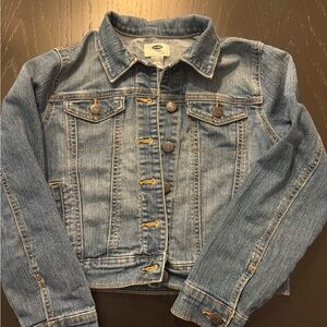 Old Navy Light Blue Denim Jacket with Stretch